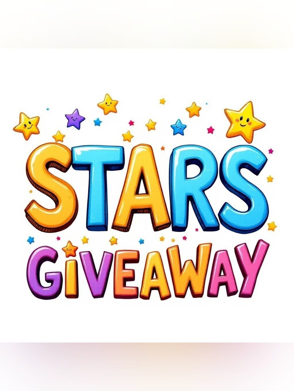 STARS GIVEAWAY - Picture 1 of 1